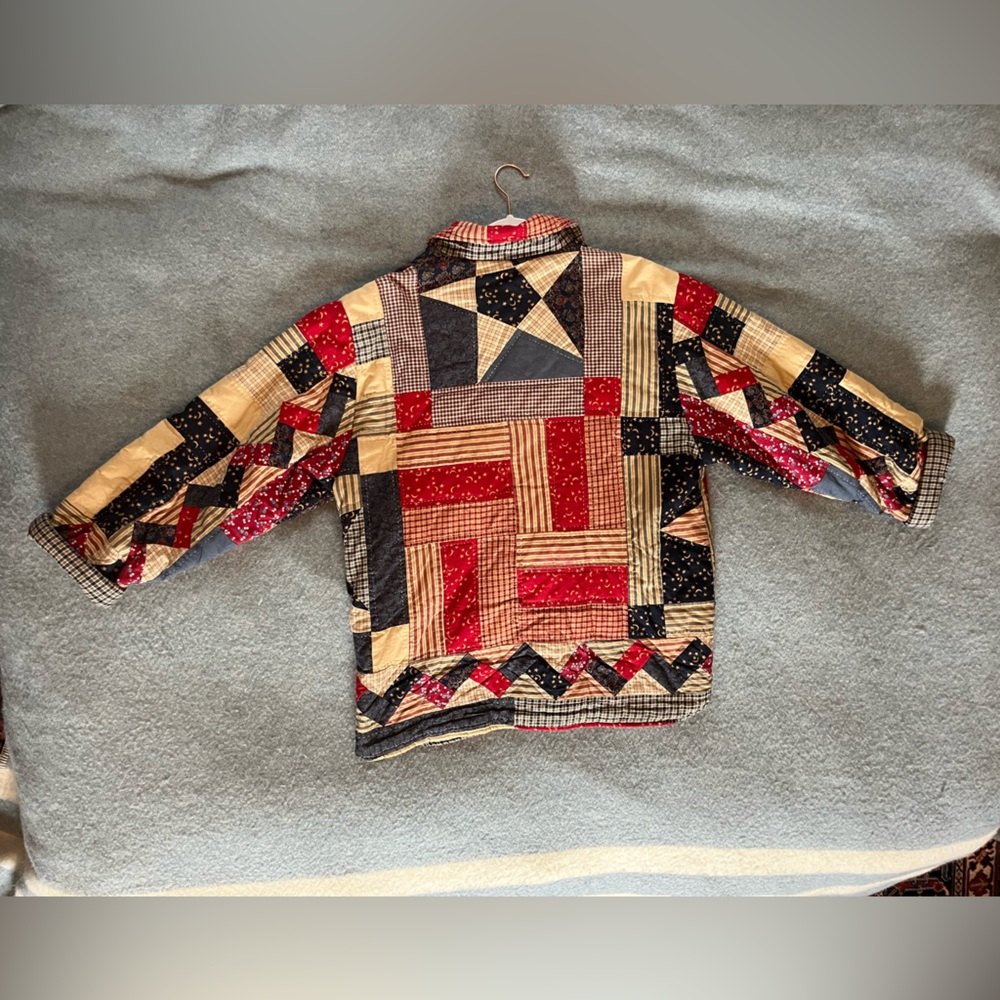 Vintage patchwork quilted jacket
